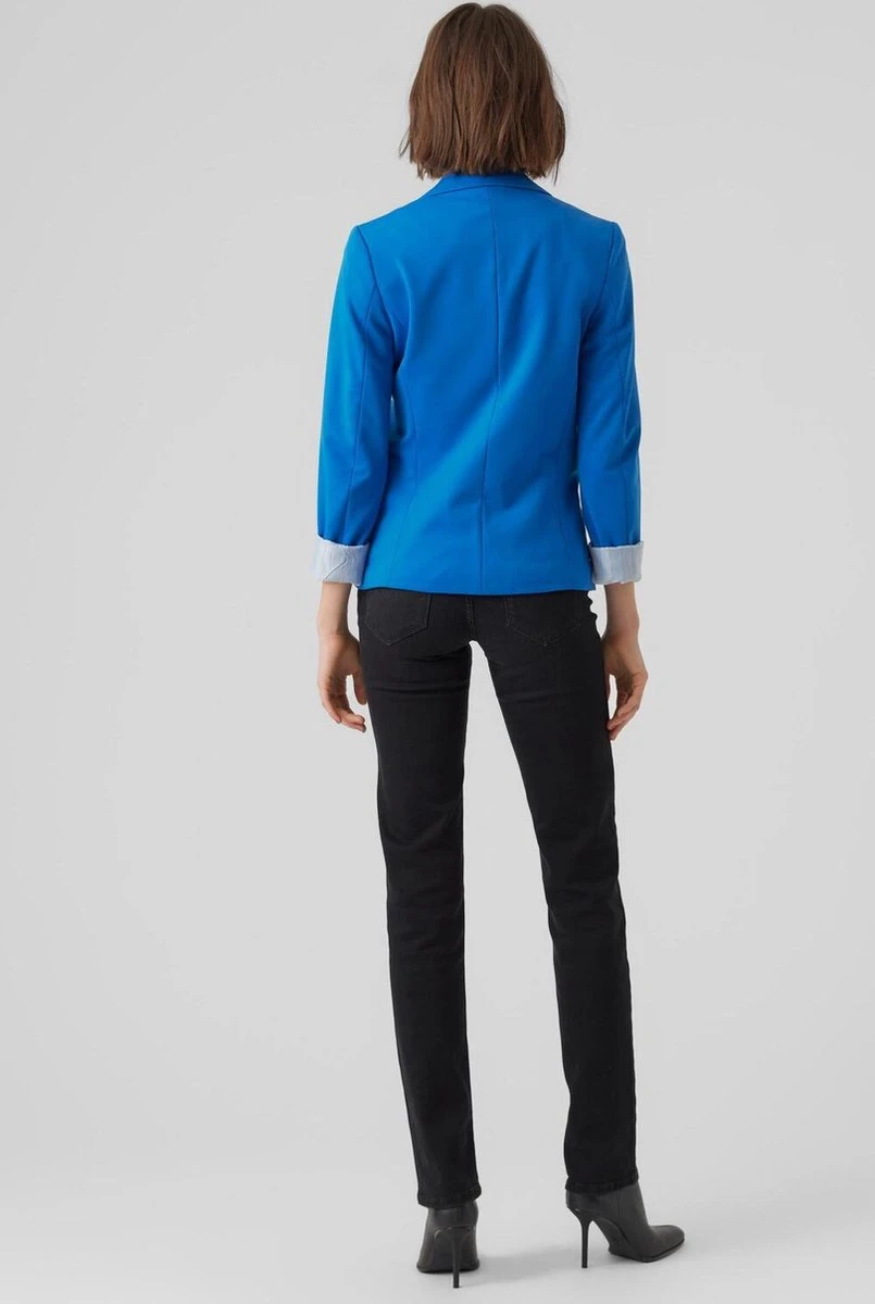 Vero Moda Blazer Vmlucca Ls Slim Jersey Blazer Noos 10255818 Skydiver Dames Maat - S 3 Vero Moda Blazer Vmlucca Ls Slim Jersey Blazer Noos 10255818 Skydiver Dames Maat - S - Afbeelding 3