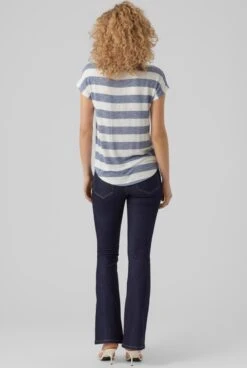 Vero Moda T-shirt Vmwide Stripe S/l Top Ga Jrs Noos 10284474 China Blue Dames Maat - M 11 Vero Moda T-shirt Vmwide Stripe S/l Top Ga Jrs Noos 10284474 China Blue Dames Maat - M -Vero Moda 805x1200 5