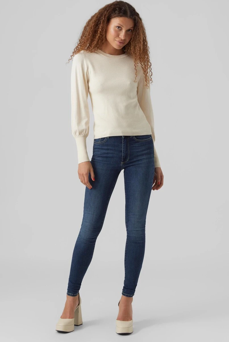 Vero Moda Trui Vmhollykarispuff Ls O-neck Pullov G 10277805 Birch Dames Maat - L 5 Vero Moda Trui Vmhollykarispuff Ls O-neck Pullov G 10277805 Birch Dames Maat - L - Afbeelding 5
