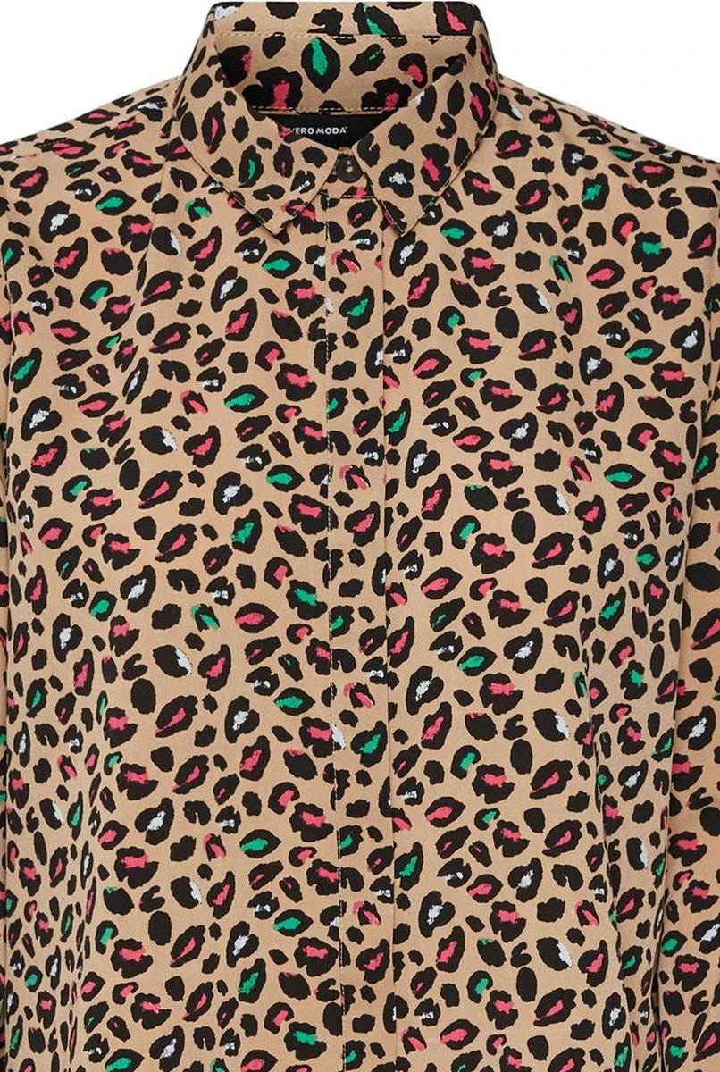 Vero Moda Blouse Vmingrid Ls Midi Shirt Exp 10289935 Silver Mink/ingrid Dames Maat - S 2 Vero Moda Blouse Vmingrid Ls Midi Shirt Exp 10289935 Silver Mink/ingrid Dames Maat - S - Afbeelding 2