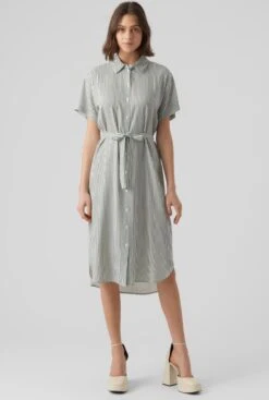 VERO MODA VMBUMPY SS CALF SHIRT DRESS NOOS Dames Jurk - Maat XS 9 VERO MODA VMBUMPY SS CALF SHIRT DRESS NOOS Dames Jurk - Maat XS -Vero Moda 807x1200 5