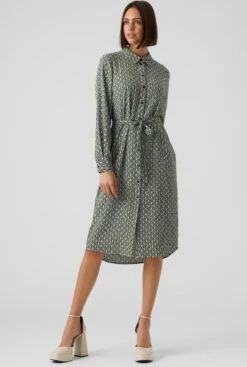 Vero Moda Jurk Vmnya Catch Ls Calf Shirt Dress Wvn 10282293 Reseda/nora Dames Maat - XL 9 Vero Moda Jurk Vmnya Catch Ls Calf Shirt Dress Wvn 10282293 Reseda/nora Dames Maat - XL -Vero Moda 807x1200 7