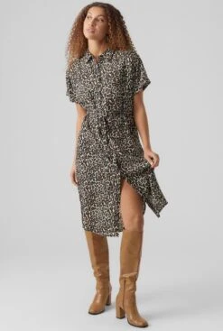 VERO MODA VMBUMPY SS CALF SHIRT DRESS NOOS Dames Jurk - Maat L 9 VERO MODA VMBUMPY SS CALF SHIRT DRESS NOOS Dames Jurk - Maat L -Vero Moda 807x1200 8