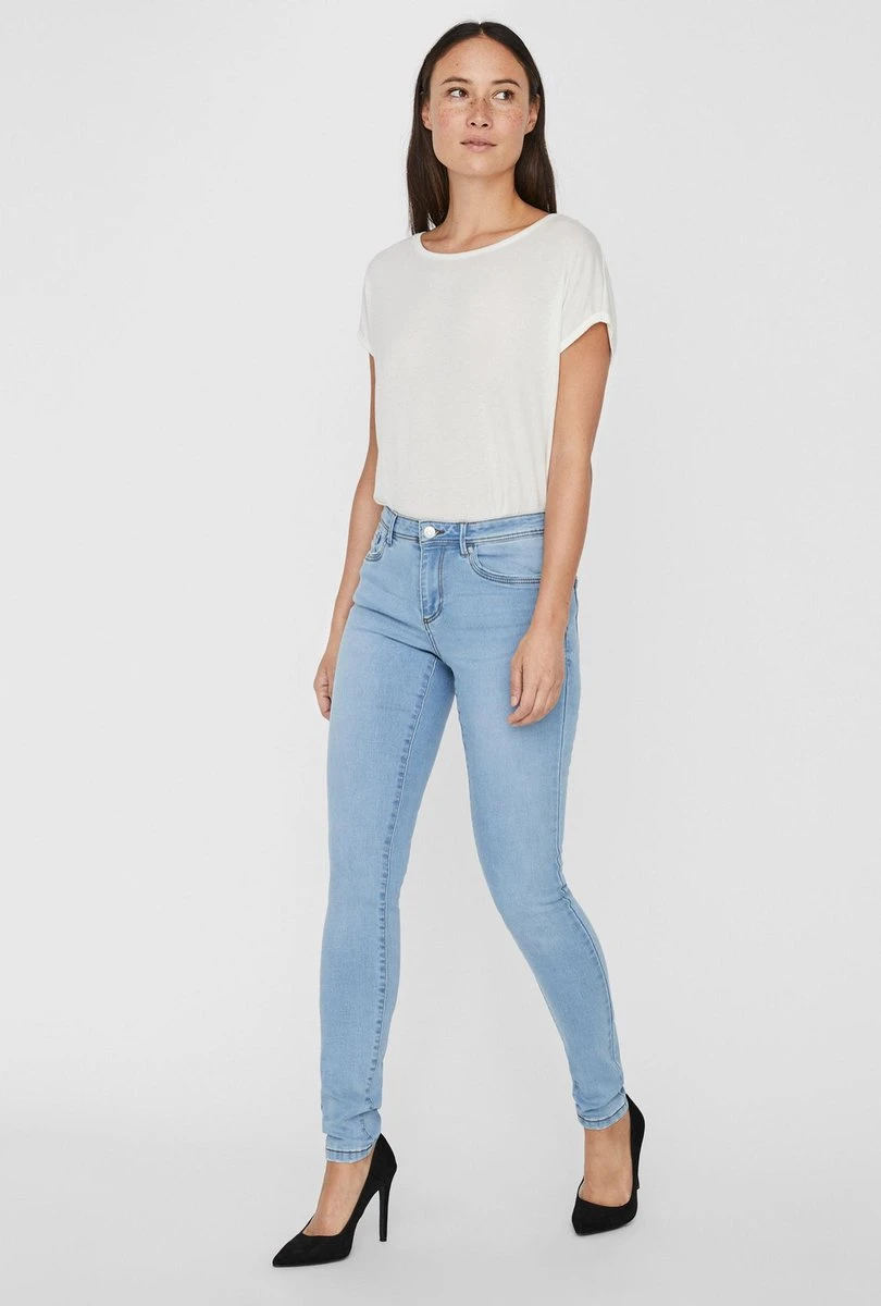 VERO MODA VMTANYA MR S PIPING JEANS VI352 GA NOOS Dames Jeans - Maat XS X L32 6 VERO MODA VMTANYA MR S PIPING JEANS VI352 GA NOOS Dames Jeans - Maat XS X L32 - Afbeelding 6