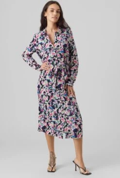VERO MODA VMBONNI BAY LS CALF SHIRT DRESS WVN LCS Dames Jurk - Maat XS 8 VERO MODA VMBONNI BAY LS CALF SHIRT DRESS WVN LCS Dames Jurk - Maat XS -Vero Moda 812x1200 5
