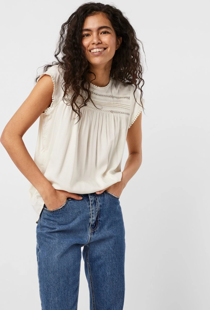 VERO MODA VMDEBBIE PLEAT S/L TOP GA NOOS Dames - Maat M 9 VERO MODA VMDEBBIE PLEAT S/L TOP GA NOOS Dames - Maat M - Afbeelding 9