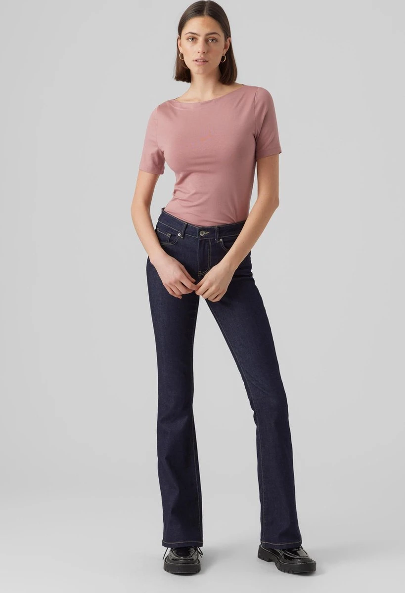 Vero Moda T-shirt Vmpanda Modal S/s Top Noos 10231753 Nostalgia Rose Dames Maat - L 6 Vero Moda T-shirt Vmpanda Modal S/s Top Noos 10231753 Nostalgia Rose Dames Maat - L - Afbeelding 6