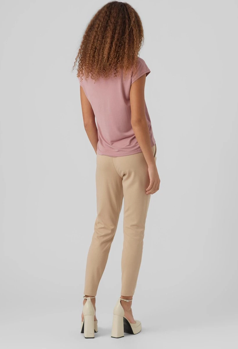 Vero Moda T-shirt Vmfilli Ss V-neck Tee Ga Noos 10247666 Nostalgia Rose Dames Maat - L 6 Vero Moda T-shirt Vmfilli Ss V-neck Tee Ga Noos 10247666 Nostalgia Rose Dames Maat - L - Afbeelding 6