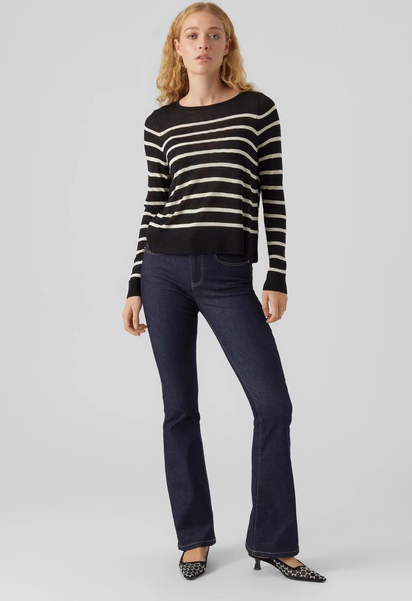 VERO MODA VMNOVA LS O-NECK PULLOVER GA NOOS Dames Trui - Maat XL 2 VERO MODA VMNOVA LS O-NECK PULLOVER GA NOOS Dames Trui - Maat XL - Afbeelding 2