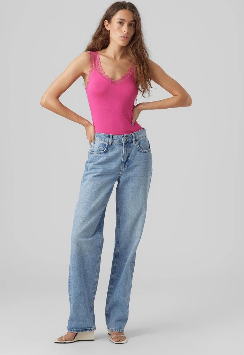 Vero Moda Top Vmrosa Sl Top Jrs Noos 10287348 Pink Yarrow Dames Maat - S 5 Vero Moda Top Vmrosa Sl Top Jrs Noos 10287348 Pink Yarrow Dames Maat - S - Afbeelding 5