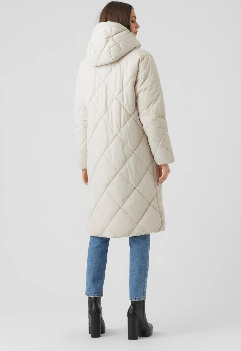 VERO MODA VMADELALOA LONG COAT GA BOOS Dames Jas - Maat XL 12 VERO MODA VMADELALOA LONG COAT GA BOOS Dames Jas - Maat XL - Afbeelding 12