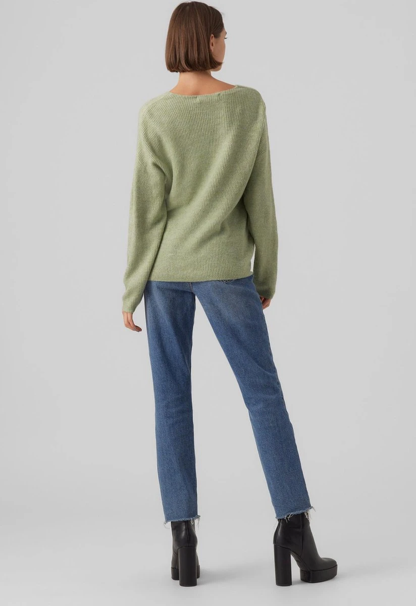 VERO MODA VMCREWLEFILE LS V-NECK BLOUSE NOOS Dames Trui - Maat M 7 VERO MODA VMCREWLEFILE LS V-NECK BLOUSE NOOS Dames Trui - Maat M - Afbeelding 7