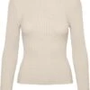VERO MODA VMKIKI LS ROLLNECK BLOUSE GA Dames Trui - Maat S