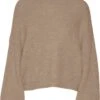 VERO MODA VMYVONNE LS ROLLNECK ROLLEDGE BLOU GA BF Dames Trui - Maat S