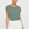 Vero Moda T-shirt Vmava Plain Ss Top Ga Noos 10187159 Laurel Wreath Dames Maat - L