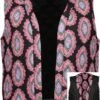 Vero Moda Vest Vmmaya Boho Vest Exp 10290892 Black/pink Yarro Dames Maat - M