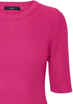 Vero Moda Trui Vmnewlexsun 2/4 Tight O-neck Blou G 10287222 Pink Yarrow Dames Maat - XL