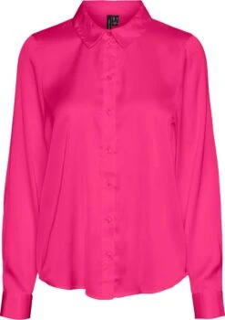 VERO MODA VMNOA LS SHIRT WVN GA NOEX Dames Blouse - Maat S