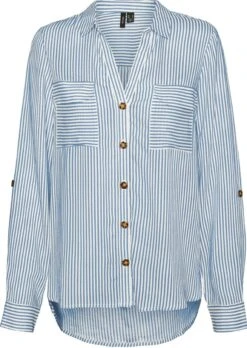 VERO MODA VMBUMPY L/S SHIRT NEW WVN NOOS Dames Blouse - Maat XXL