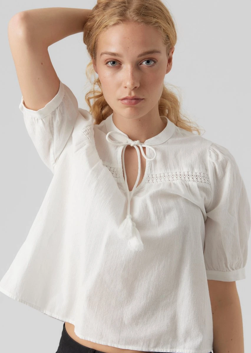 VERO MODA VMPRETTY 2/4 TOP Dames Top - Maat M 6 VERO MODA VMPRETTY 2/4 TOP Dames Top - Maat M - Afbeelding 6