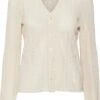 Vero Moda VMPIXI L/S LACE SHIRT WVN BTQ Dames Top Pristine - Maat XXL