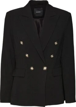 Vero Moda VMSIVSITA LS FITTED BLAZER Dames Blazer Black - Maat 38