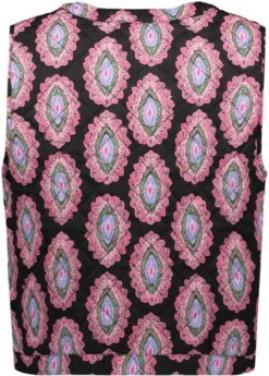 Vero Moda Vest Vmmaya Boho Vest Exp 10290892 Black/pink Yarro Dames Maat - M -Vero Moda 860x1200 1