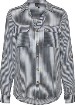 VERO MODA VMBUMPY L/S SHIRT NEW WVN NOOS Dames Blouse - Maat XL