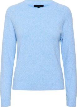 Vero Moda Trui Vmdoffy Ls O-neck Blouse Ga Noos 10201022 Little Boy Blue/melange Dames Maat - M