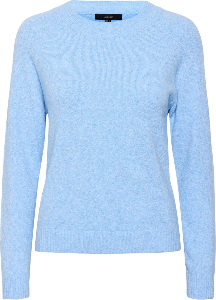 Vero Moda Trui Vmdoffy Ls O-neck Blouse Ga Noos 10201022 Little Boy Blue/melange Dames Maat - M 1 Vero Moda Trui Vmdoffy Ls O-neck Blouse Ga Noos 10201022 Little Boy Blue/melange Dames Maat - M