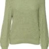 Vero Moda Trui Vmnicola Ls O-neck Pullover Boo 10277711 Reseda Dames Maat - L