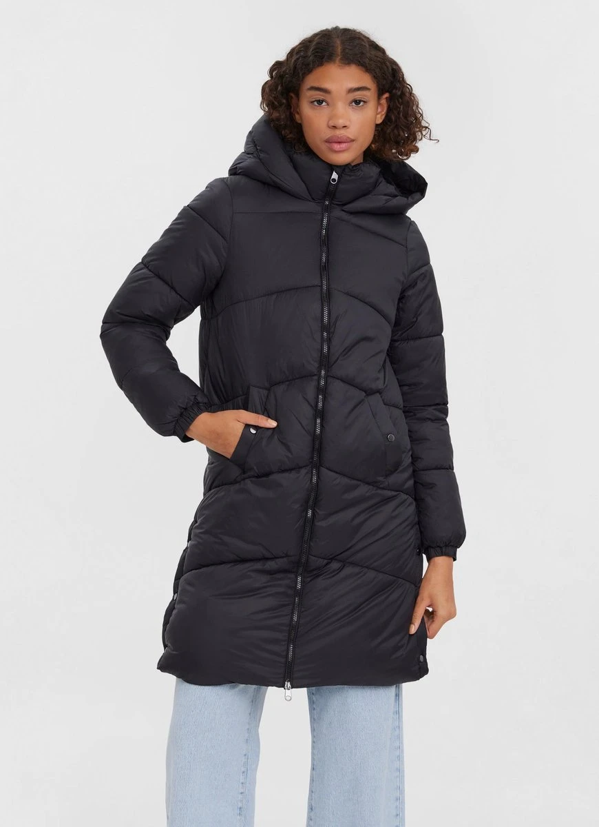 VERO MODA VMUPPSALA COAT Dames Jas Black - Maat XS 5 VERO MODA VMUPPSALA COAT Dames Jas Black - Maat XS - Afbeelding 5