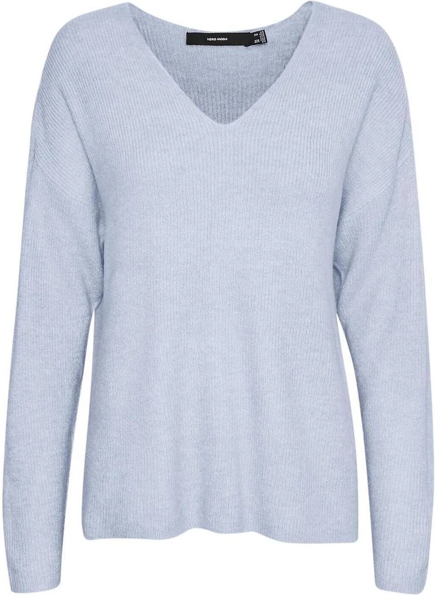 VERO MODA VMCREWLEFILE LS V-NECK BLOUSE NOOS Dames Trui - Maat XS 1 VERO MODA VMCREWLEFILE LS V-NECK BLOUSE NOOS Dames Trui - Maat XS