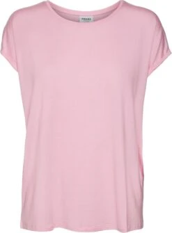 Vero Moda T-shirt Vmava Plain Ss Top Gajrs Noos 10284468 Bonbon Dames Maat - L