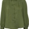 Vero Moda Blouse Vmcasey Ls Shirt Vma 10279362 Rifle Green Dames Maat - M