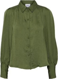 Vero Moda Blouse Vmcasey Ls Shirt Vma 10279362 Rifle Green Dames Maat - M