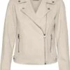 Vero Moda VMJOSE SHORT FAUX SUEDE JACKET BOOS Dames Biker Jacket Birch - Maat L
