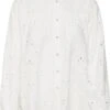 Vero Moda Blouse Vmpenri L/s Emb Shirt Wvn Btq 10284661 Snow White Dames Maat - S
