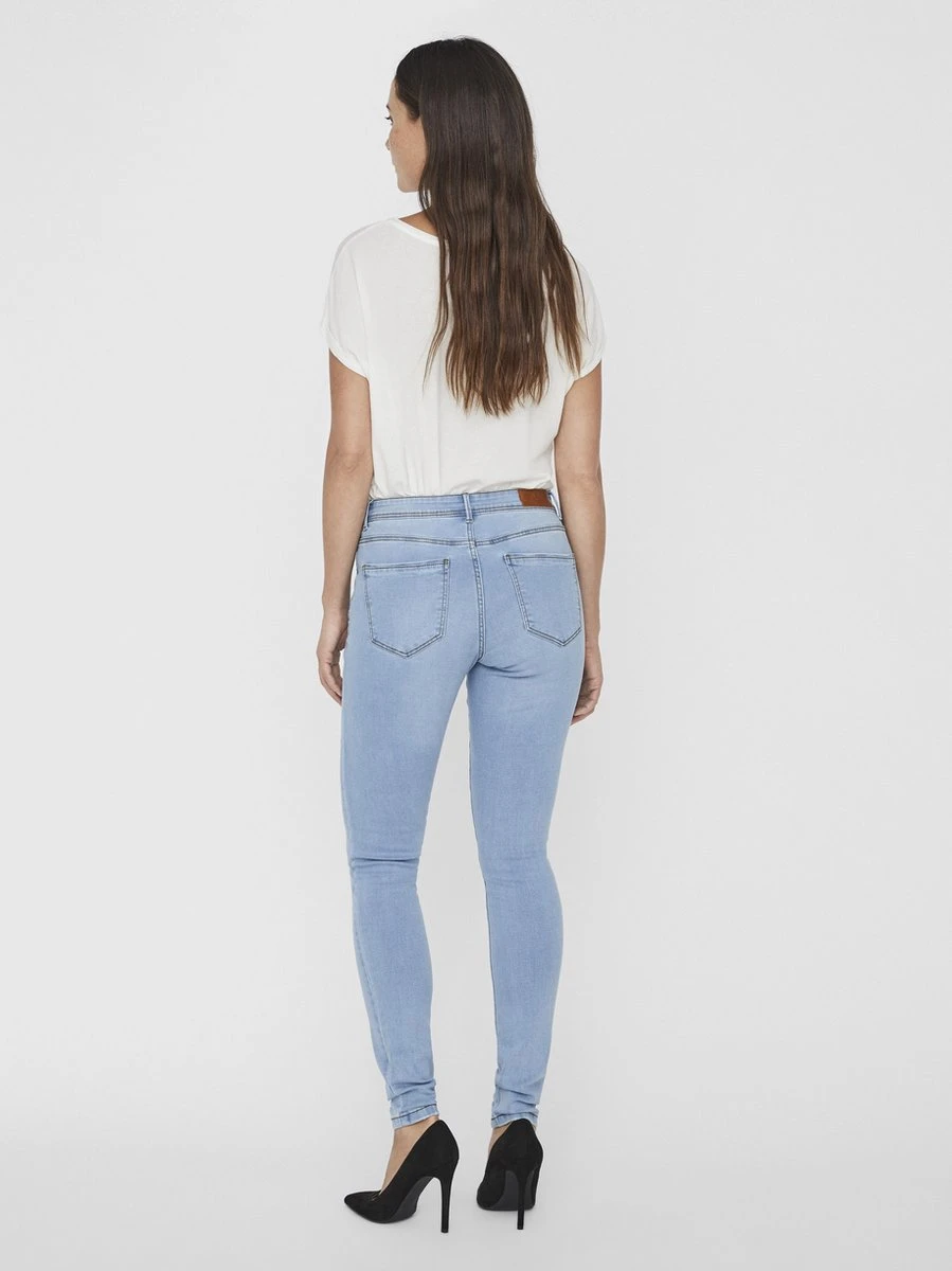VERO MODA VMTANYA MR S PIPING JEANS VI352 GA NOOS Dames Jeans - Maat M X L32 5 VERO MODA VMTANYA MR S PIPING JEANS VI352 GA NOOS Dames Jeans - Maat M X L32 - Afbeelding 5