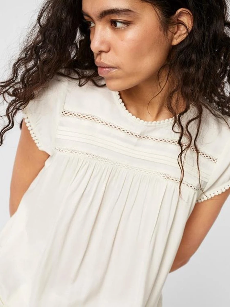 VERO MODA VMDEBBIE PLEAT S/L TOP GA NOOS Dames - Maat M 4 VERO MODA VMDEBBIE PLEAT S/L TOP GA NOOS Dames - Maat M - Afbeelding 4