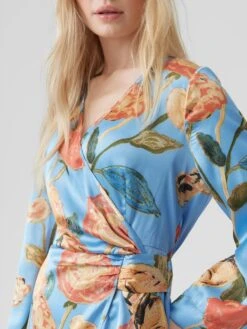 Vero Moda VMRENEE NOA 7/8 SHORT DRESS WVN Dames Mini Wikkeljurk Little Boy Blue - Maat L 8 Vero Moda VMRENEE NOA 7/8 SHORT DRESS WVN Dames Mini Wikkeljurk Little Boy Blue - Maat L -Vero Moda 900x1200 109