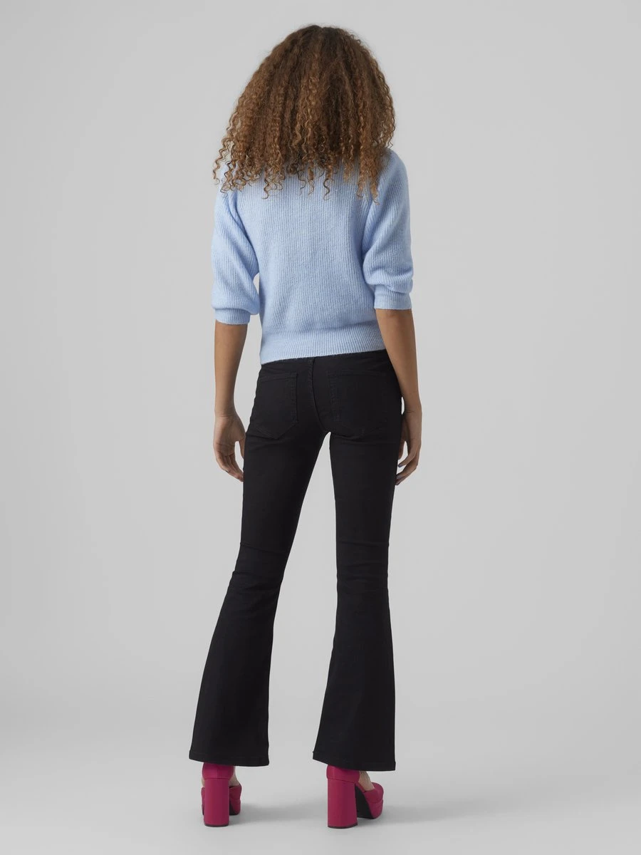 VERO MODA VMVIGGA 3/4 RIB PULLOVER GA BOO REP Dames Trui - Maat L 3 VERO MODA VMVIGGA 3/4 RIB PULLOVER GA BOO REP Dames Trui - Maat L - Afbeelding 3