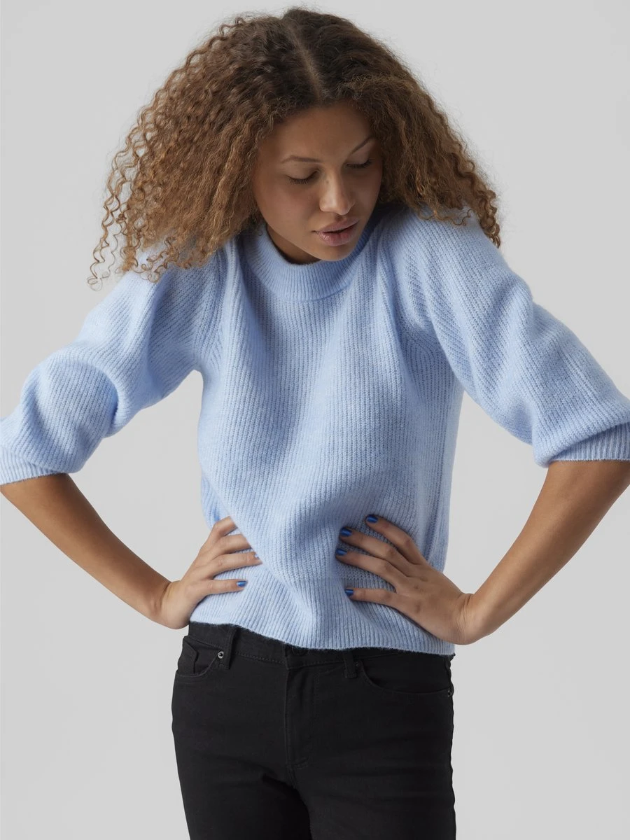 VERO MODA VMVIGGA 3/4 RIB PULLOVER GA BOO REP Dames Trui - Maat L 4 VERO MODA VMVIGGA 3/4 RIB PULLOVER GA BOO REP Dames Trui - Maat L - Afbeelding 4