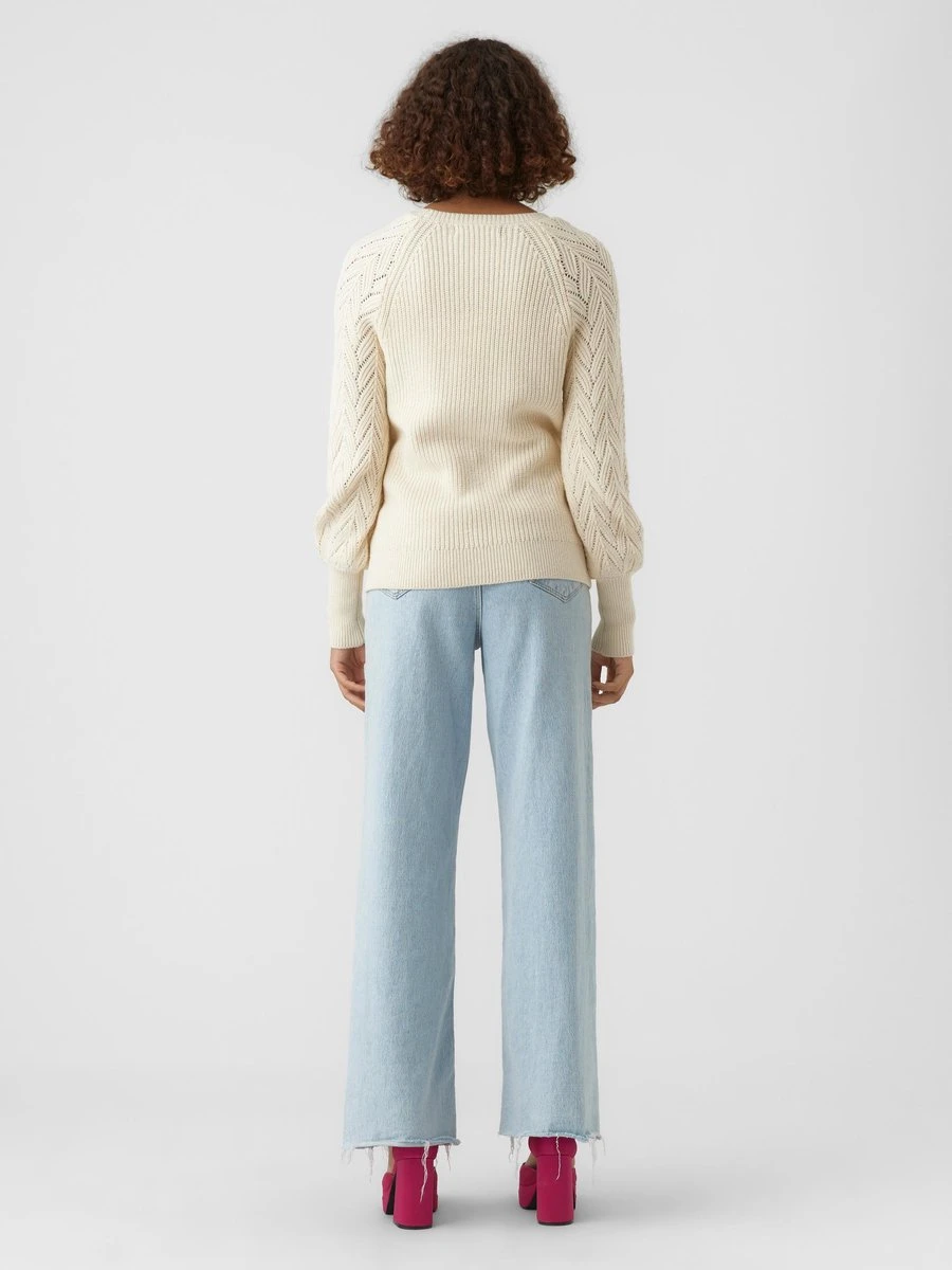 Vero Moda Trui Vmnicola Ls O-neck Pullover Boo 10277711 Bich Dames Maat - M 3 Vero Moda Trui Vmnicola Ls O-neck Pullover Boo 10277711 Bich Dames Maat - M - Afbeelding 3