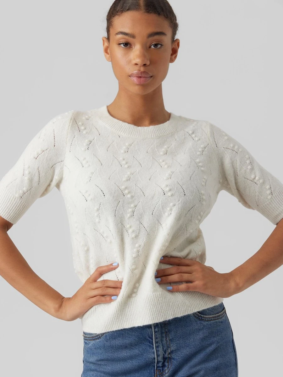 Vero Moda Trui Vmditto 2/4 O-neck Pullover Ga Boo 10277820 Birch Dames Maat - M 4 Vero Moda Trui Vmditto 2/4 O-neck Pullover Ga Boo 10277820 Birch Dames Maat - M - Afbeelding 4