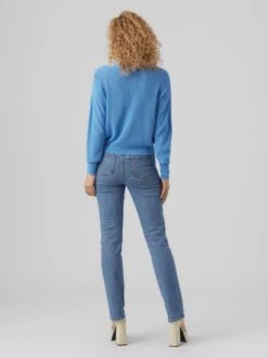 Vero Moda Vest Vmnewlexsun Ls Short V-neck Car Ga 10281878 Little Boy Blue Dames Maat - S -Vero Moda 900x1200 194