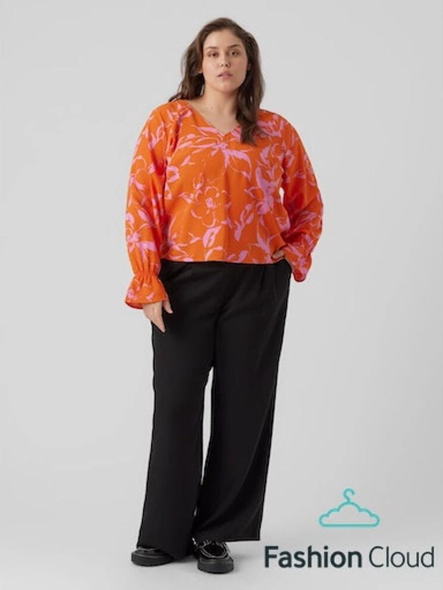 VERO MODA VMPOLLIANA INGE LS V-NECK TOP WVN GA CUR Dames Top - Maat 54 5 VERO MODA VMPOLLIANA INGE LS V-NECK TOP WVN GA CUR Dames Top - Maat 54 - Afbeelding 5