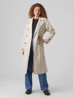 Vero Moda VMTESSA ALMA LONG TRENCHCOAT LCS Dames Jas Silver Lining - Maat S 9 Vero Moda VMTESSA ALMA LONG TRENCHCOAT LCS Dames Jas Silver Lining - Maat S -Vero Moda 900x1200 302