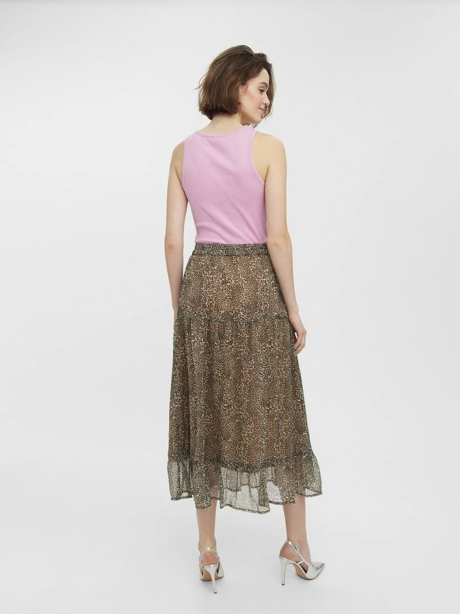 Vero Moda VMKAYA HW ANKLE SKIRT WVN GA Dames Rok - Maat M 2 Vero Moda VMKAYA HW ANKLE SKIRT WVN GA Dames Rok - Maat M - Afbeelding 2