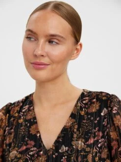 VERO MODA VMMINA L/S V-NECK TOP WVN BTQ Dames Top - Maat M -Vero Moda 900x1200 364